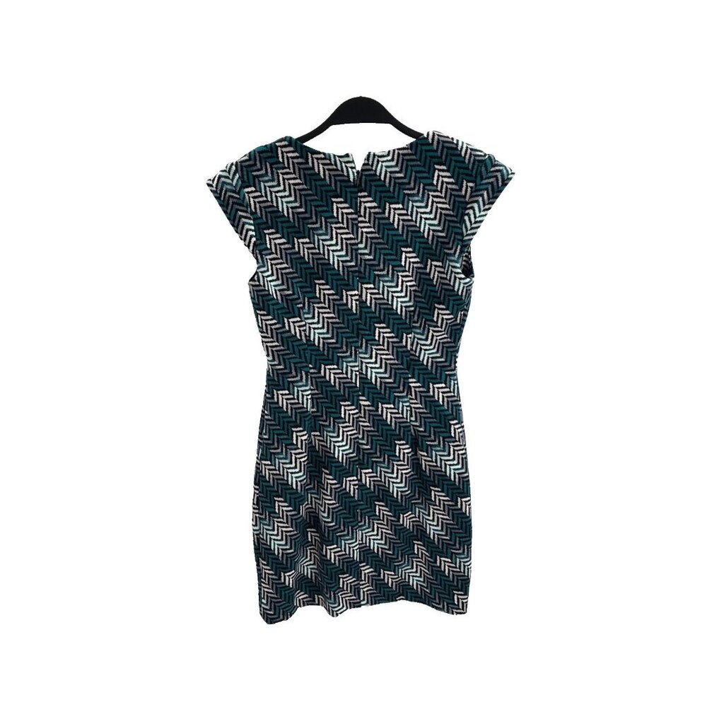 White House Black Market Womens Dress Geometric Print Sheath Size 0